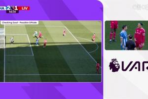 VAR确认不越位！利物浦1-2再度落后布莱顿，35岁维尔贝克双响